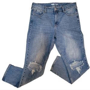 Size 14 Old Navy Power Straight High Rise Secret-Slim pockets jeans